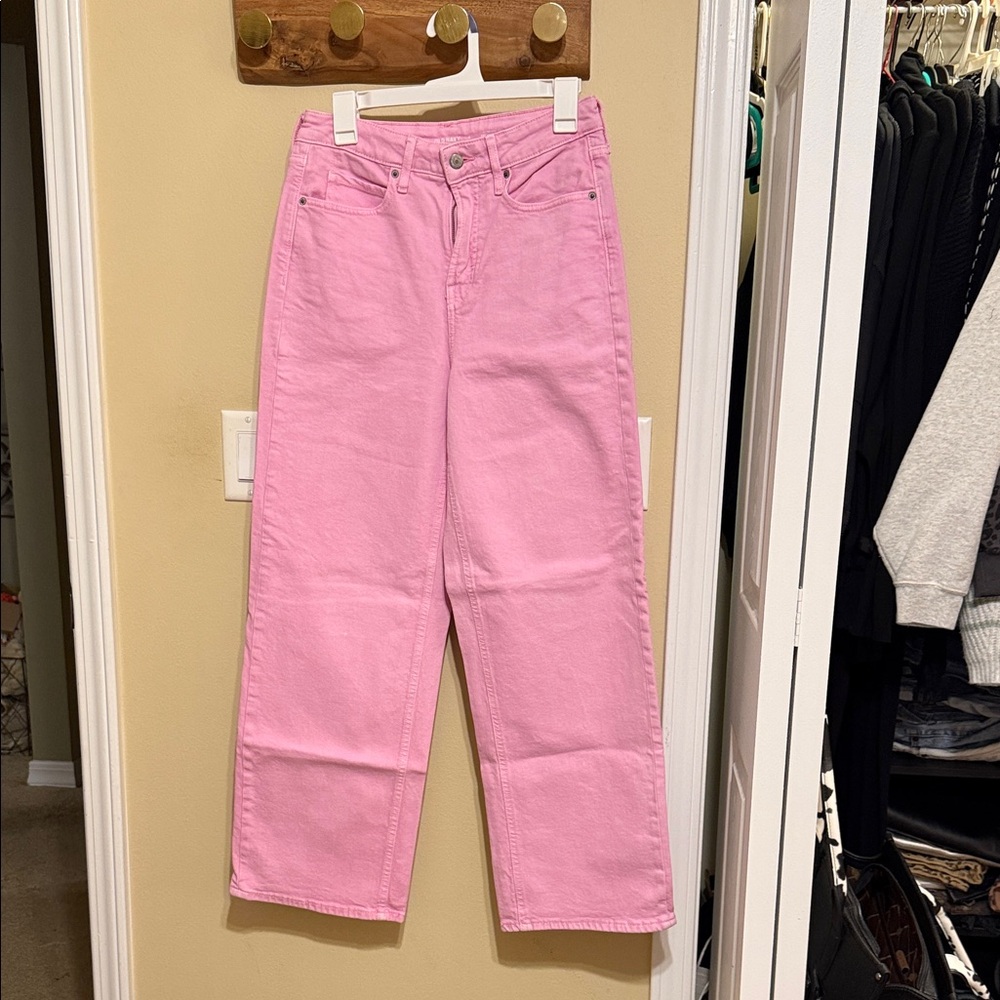 Old Navy Pink Flare Women's Jeans